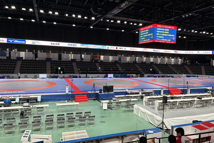 第80回国民スポーツ大会青森県八戸市：レスリング競技会
